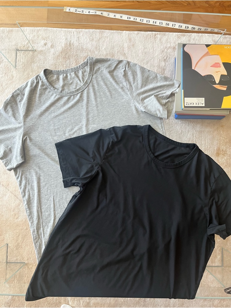 Lululemon Men's Crew Neck T-Shirts (2) Black And Gray Size Xl